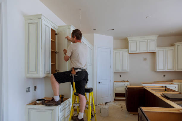 Open concept kitchen conversion in Wynnewood by JMT Kitchen Cabinet
